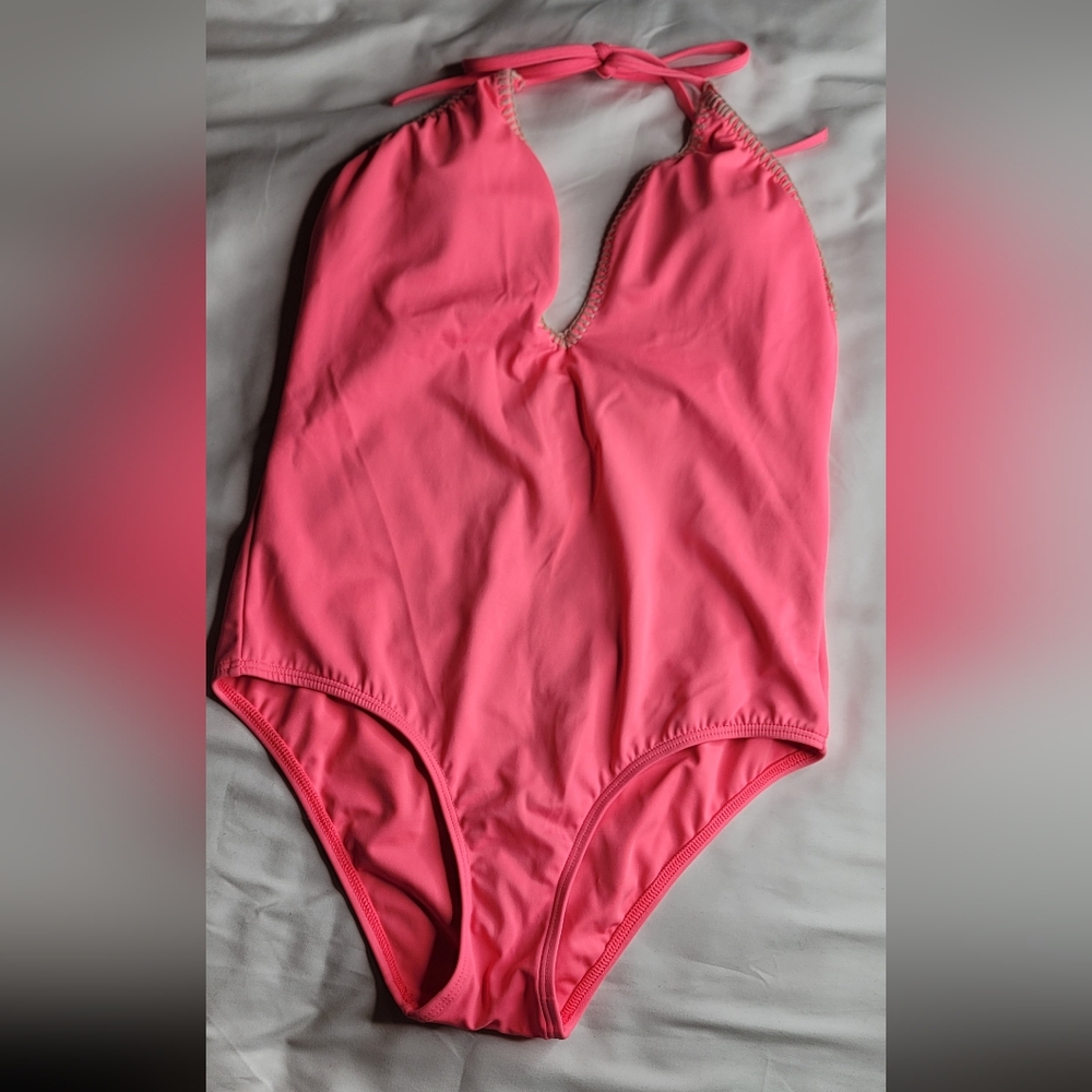 Victoria's Secret One Piece Swimsuit with embroidered trim